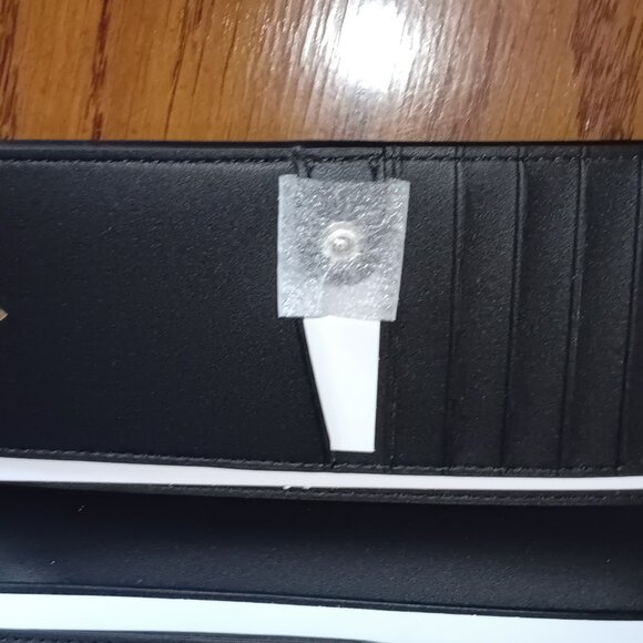 **HP/PD** New Kate Spade staci saffiano leather large wallet, black - Picture 8 of 8